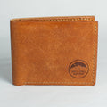 Bifold Wallet - Cognac Brown - Brown Thread
