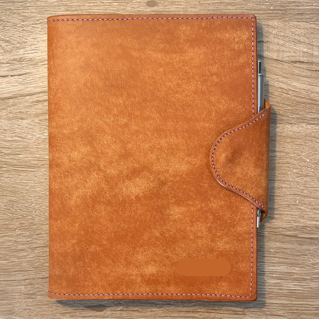 A5 Leather Notebook Cover – Handmade Pueblo Leather (Moleskine Compatible, Made to Order)