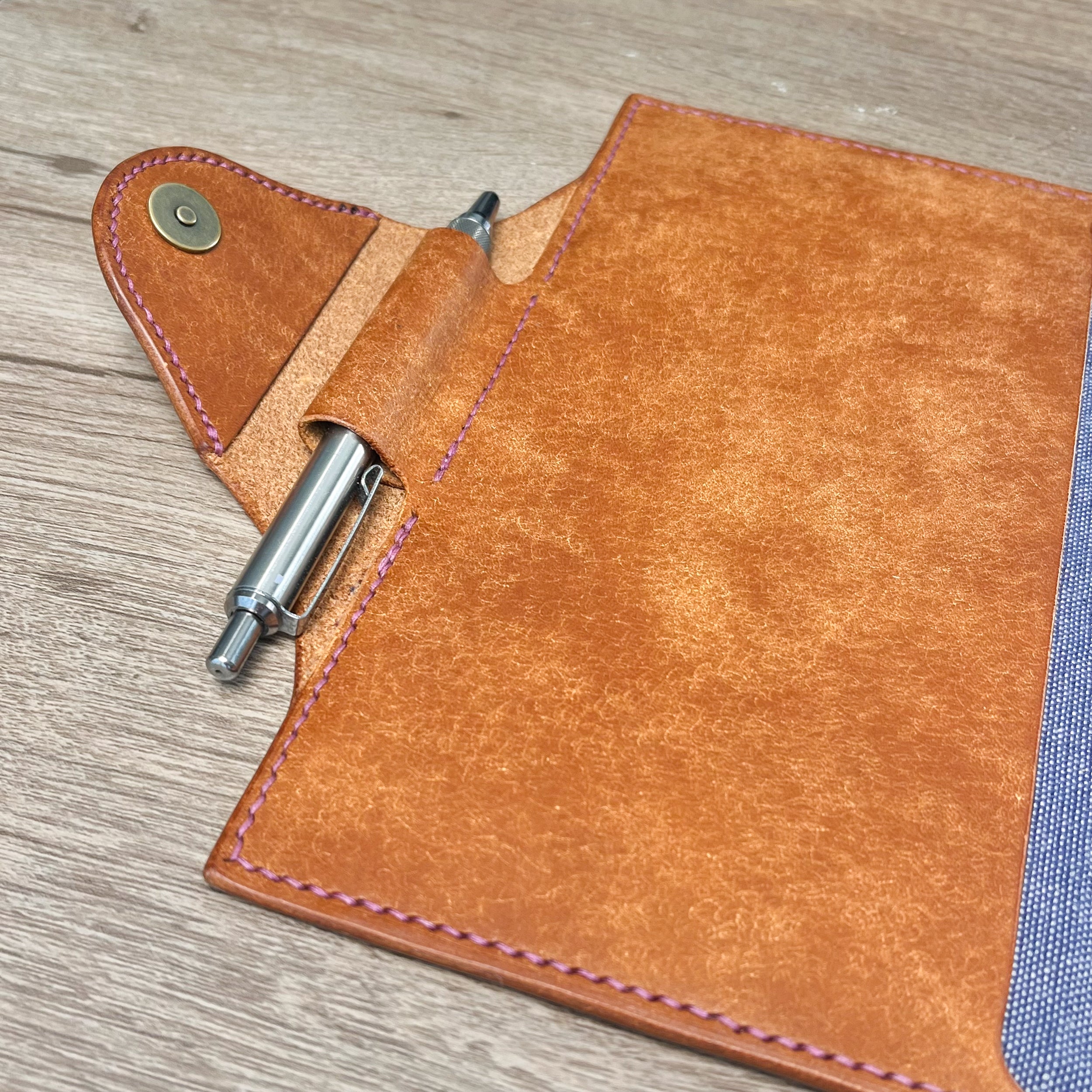 A5 Leather Notebook Cover – Handmade Pueblo Leather (Moleskine Compatible, Made to Order)