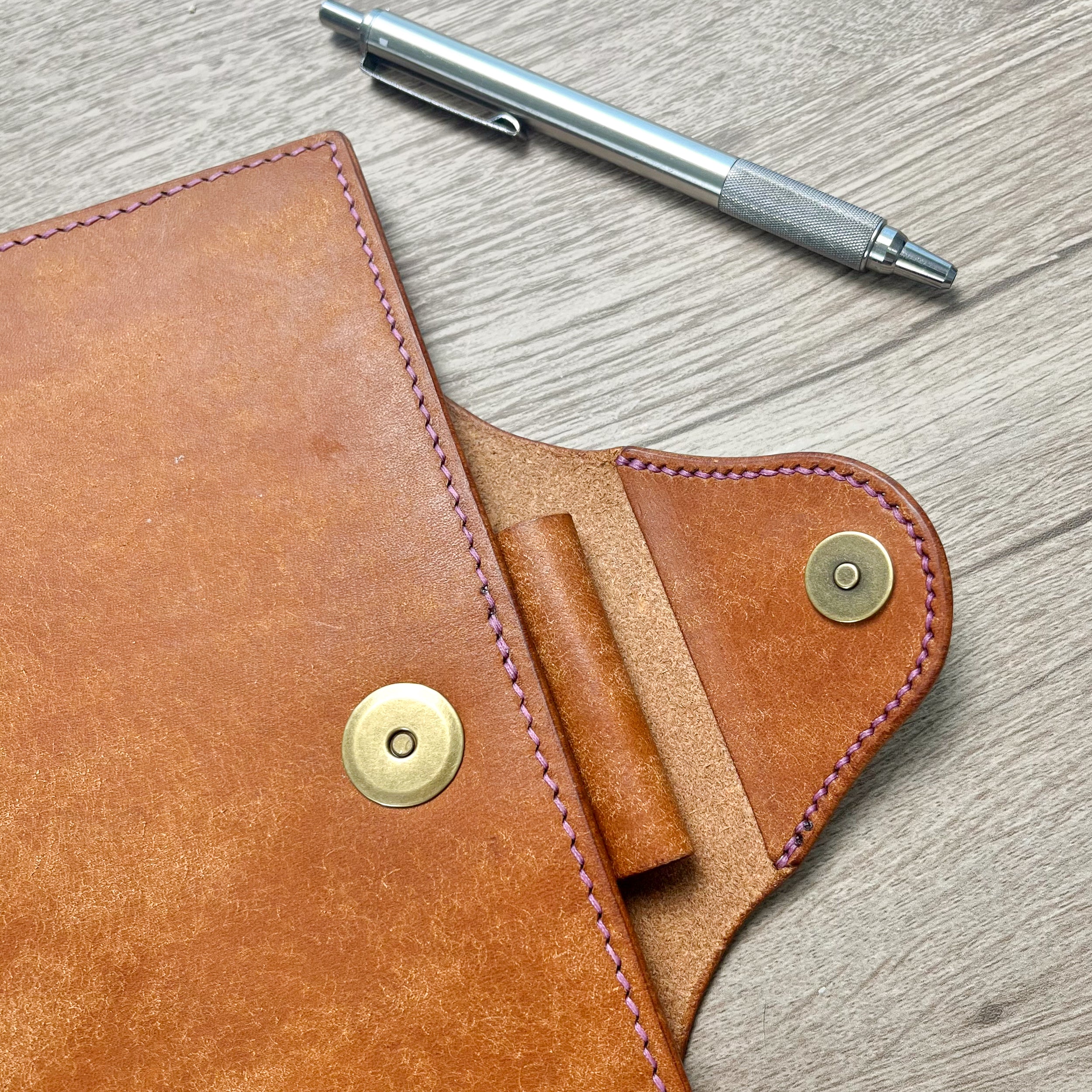 A5 Leather Notebook Cover – Handmade Pueblo Leather (Moleskine Compatible, Made to Order)